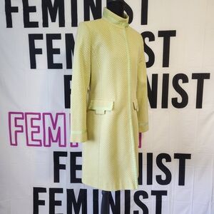 LEAVING POSH FINAL CLEARANCE Italian Green Minimalist Maximalist Spring Coat